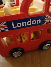 Happyland London Bus With 5 Figures And Sounds 