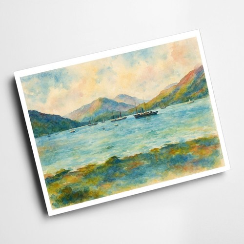 Print holy loch vintage - print,