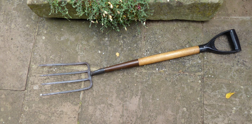 Vintage garden border fork