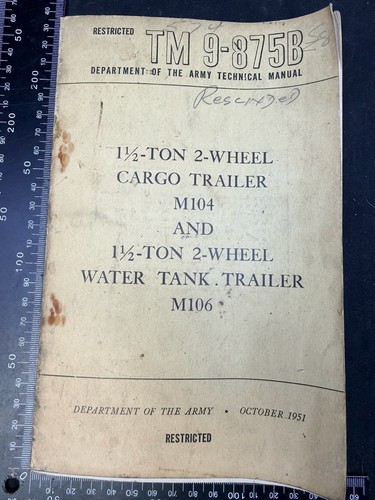 Genuine army technical manual - army,