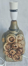 Bernard Rooke brutalist design mid century modern studio pottery lamp base