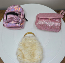 Real Littles Backpacks Bags Bundle Of 3 Good Condition 