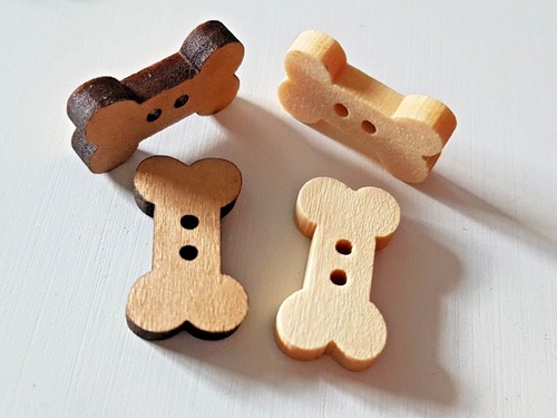 Wooden dog bone - bone, craft
