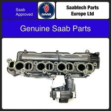 GENUINE SAAB 9-3 DTR 1.9TTiD INTAKE INLET MANIFOLD AND SWIRL - NEW -  55231588