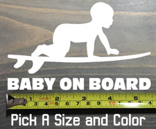 Baby on Board Sticker Decal