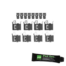 Front brake pad fitting kit - front,
