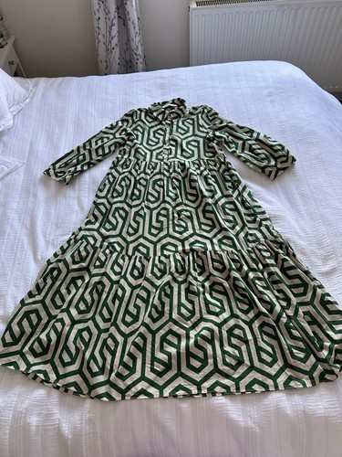 Zara green ivory geometric - ivory,