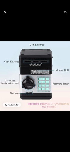 Electronic piggy bank - piggy, with