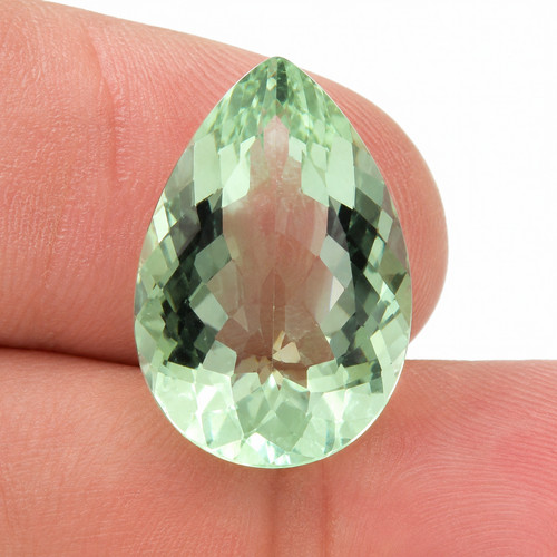 Natural green amethyst - green,