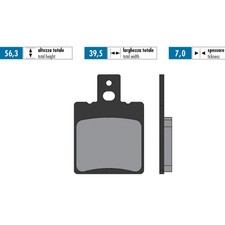Polini sintered brake pads