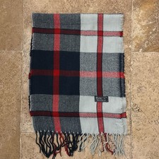 Vintage Burberry Navy And Red
