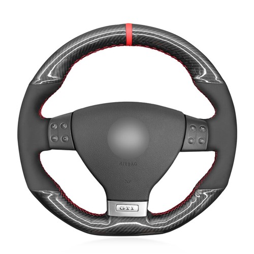 Carbon suede steering wheel - suede,