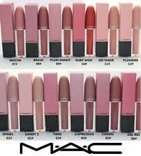 New MAC Matte Lipsticks LUSTRE LIP GLOSS Lipstick Various Shades Available 4.5g