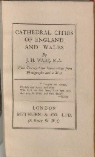 Cathedral cities england - cities, of