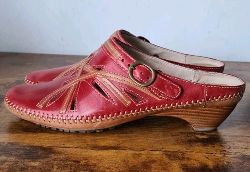 Clarks leather pikolinos clogs - pikolinos,