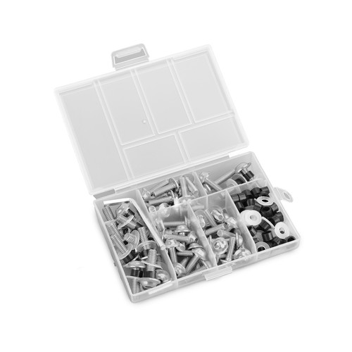 158x motorbike silver fastener - silver,