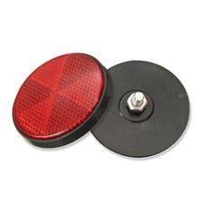 2x Reflective Red Motorcycle