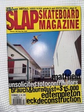 Slap Skateboard Magazine February 1999 Vintage Skateboarding Magazine