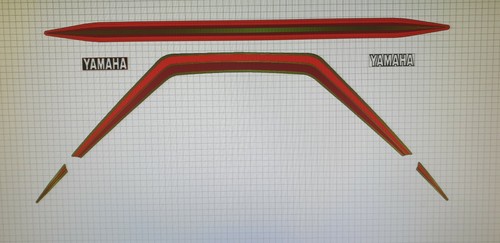 Yamaha rd350lc decal kit - ,
