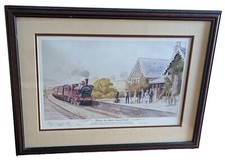 Bitton For Bath Green Park! Signed Print Framed 129/500 Alan Ward, Vintage VGC