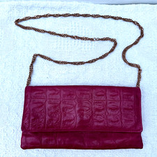 Etui London handbag pink Leather crossbody clutch bag very good condition 