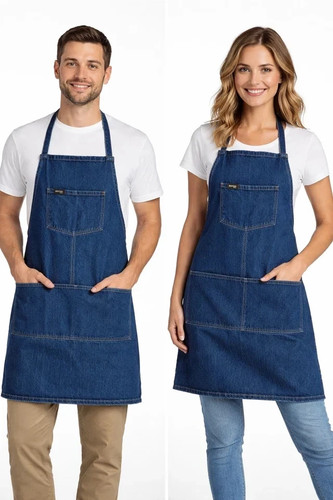 Denim cooking apron for men - men, &