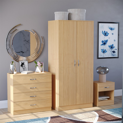 Modern bedroom furniture set - furniture, 3
