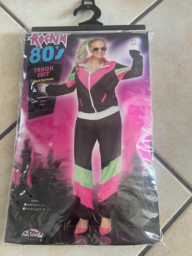 Rockin 80s tracksuit costume - rockin,