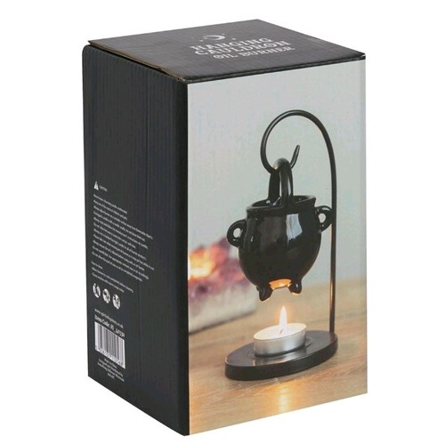 Black hanging cauldron oil - hanging,