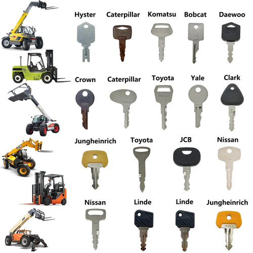 Forklift ignition key set - forklift,