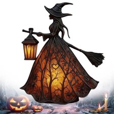 Halloween Witch Lamp, Gothic