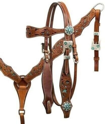 Western leather hand - western, tooled