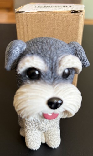 Schnauzer dog bobblehead - schnauzer,
