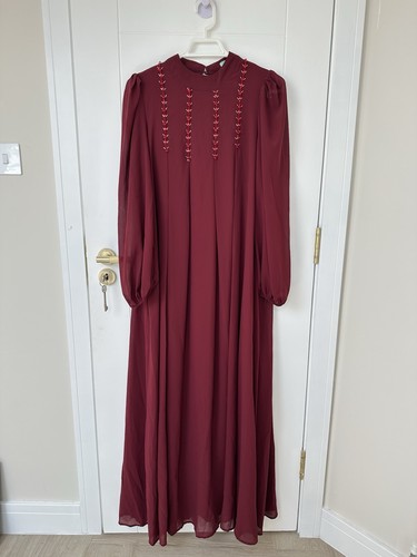 Women burgundy chiffon long - women,