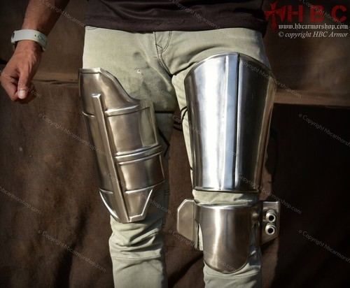 Mandalorian metal leg - mandalorian, armour