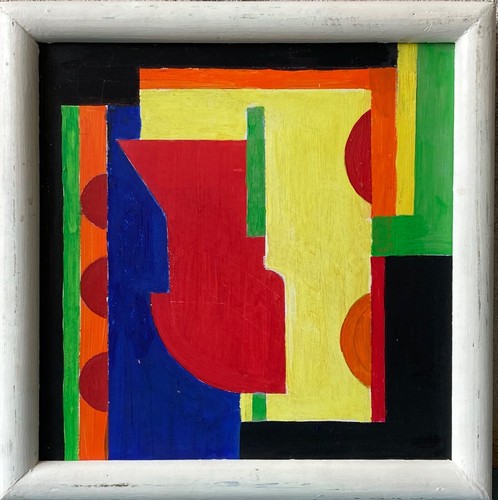 Unknown cubist figure half - cubist,