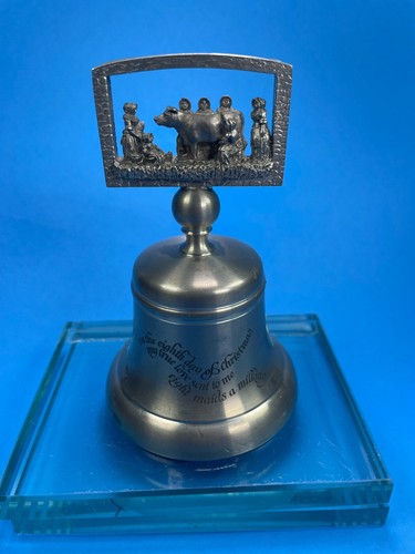 Crown rose pewter bell eight - crown,
