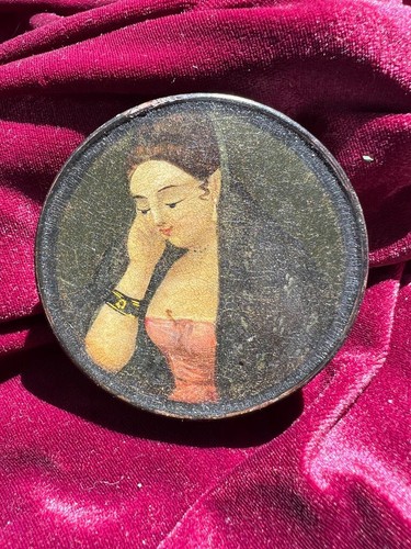 Antique snuff box papier - antique,