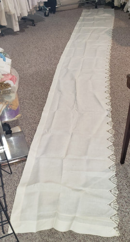 Vintage altar table - altar, runner