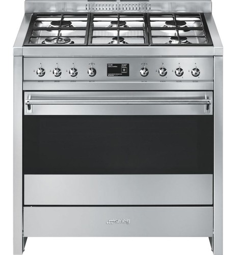 Smeg range cooker stainless - smeg,