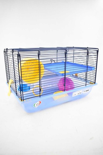 Hamster cage with accessories - hamster,