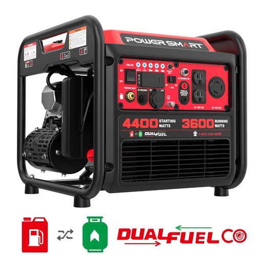 4400 watt portable dual fuel - 4400,