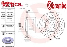 X2 PCS FRONT BRAKE DISC SET LEFT & RIGHT 09.9619.1X BREMBO I