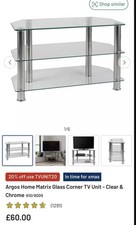Argos Glass Tv Stand Unit