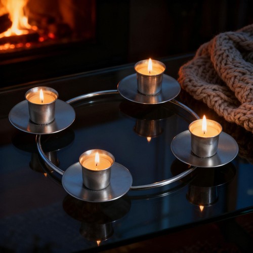 Taper candle holder rings - taper,