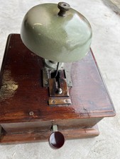 Antique Midland Railway Signal Block Bell with Front Tapper 