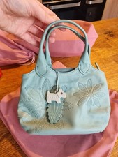 Radley Mini Bag Duck Egg Blue VGC with Dust Bag. Lovely Condition