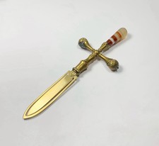 Antique bookmark brass - antique, gilt