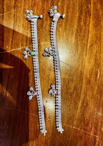 Anklets solid silver plated - anklets,