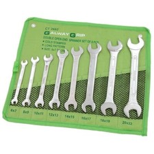 Galway 8pc Cold Stamped Metric Combination Spanner Wrench Set 6mm - 22mm 2662